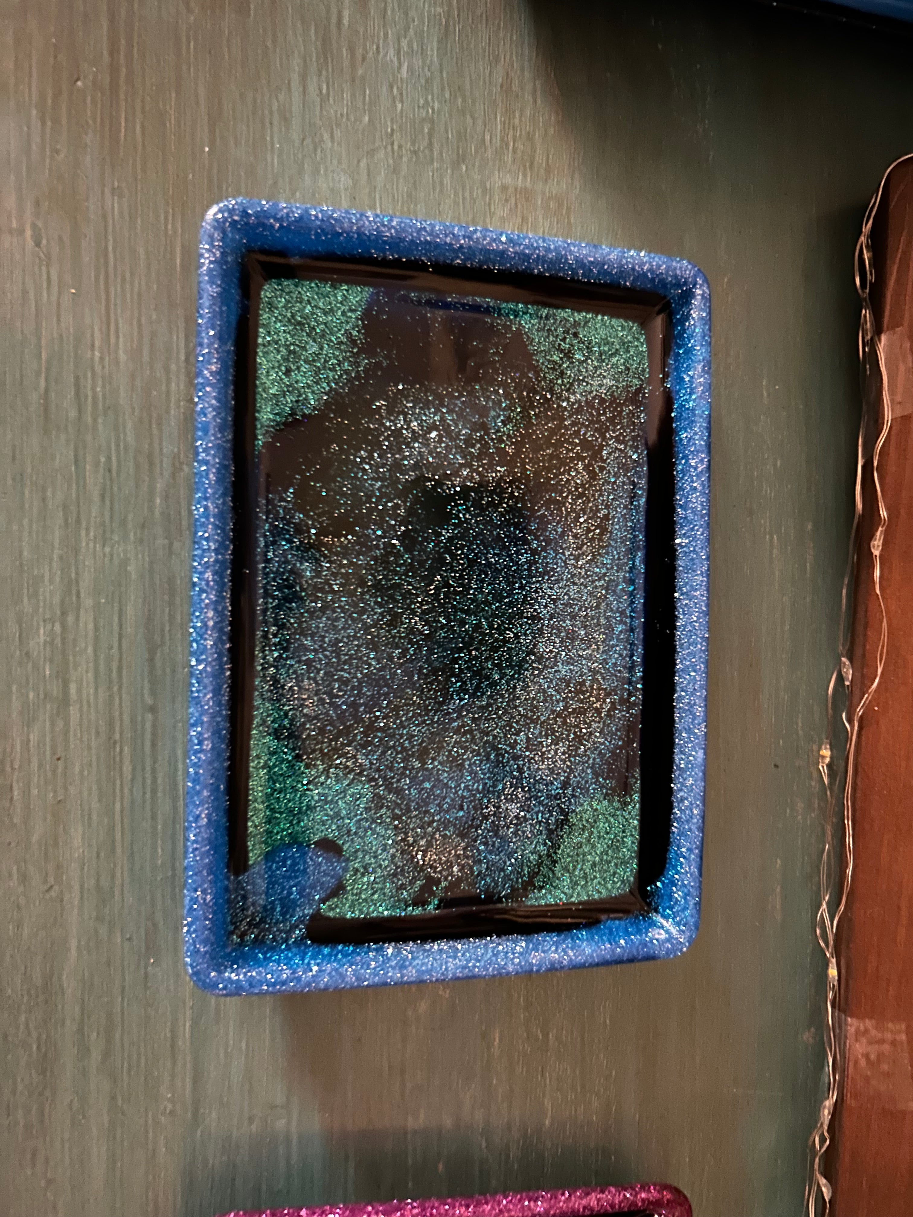 GLOW in the dark- Midnight Waves trinket tray