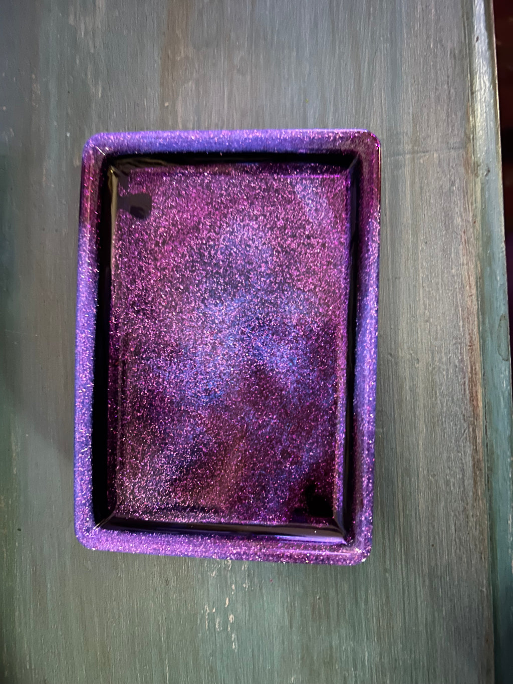GLOW in the dark- Starlit Amethyst trinket tray
