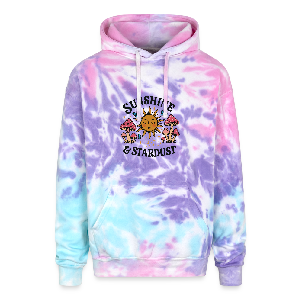 Sunshine & stardust Adult Tie Dye Hoodie - cotton candy
