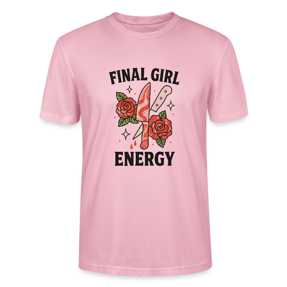 Final girl Stanley/Stella Crafter Unisex Organic T-Shirt - pale pink