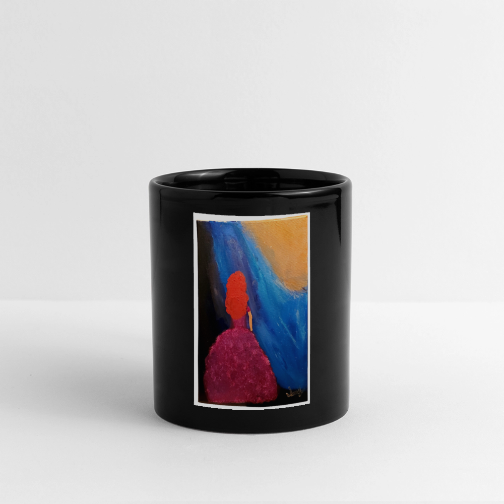 Full Color Panoramic Mug - black