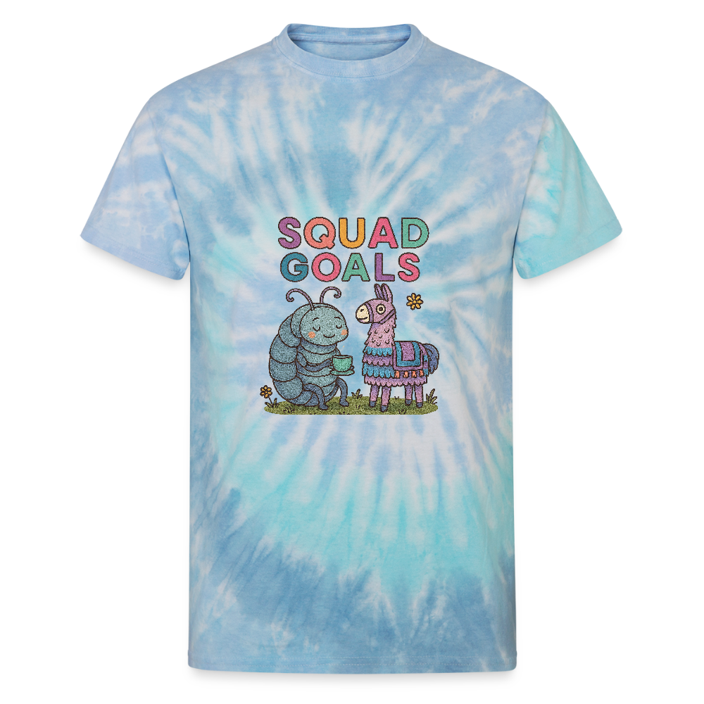 Squad goals Unisex Tie Dye T-Shirt - blue lagoon