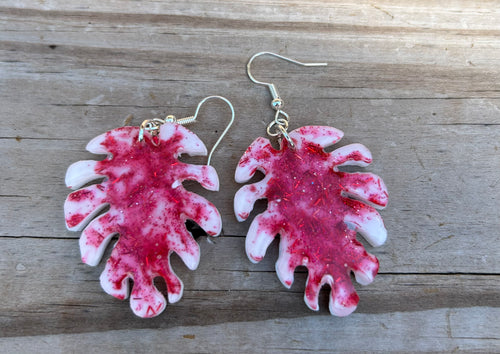 Haunted Monstera Earrings         ☠️ in paradise