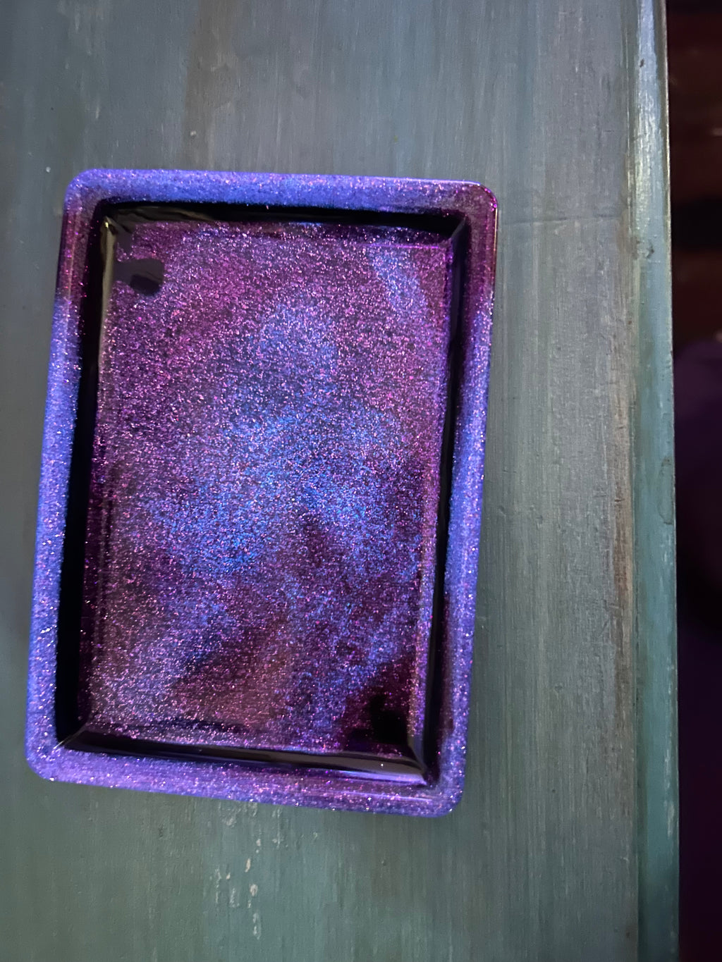 GLOW in the dark- Starlit Amethyst trinket tray