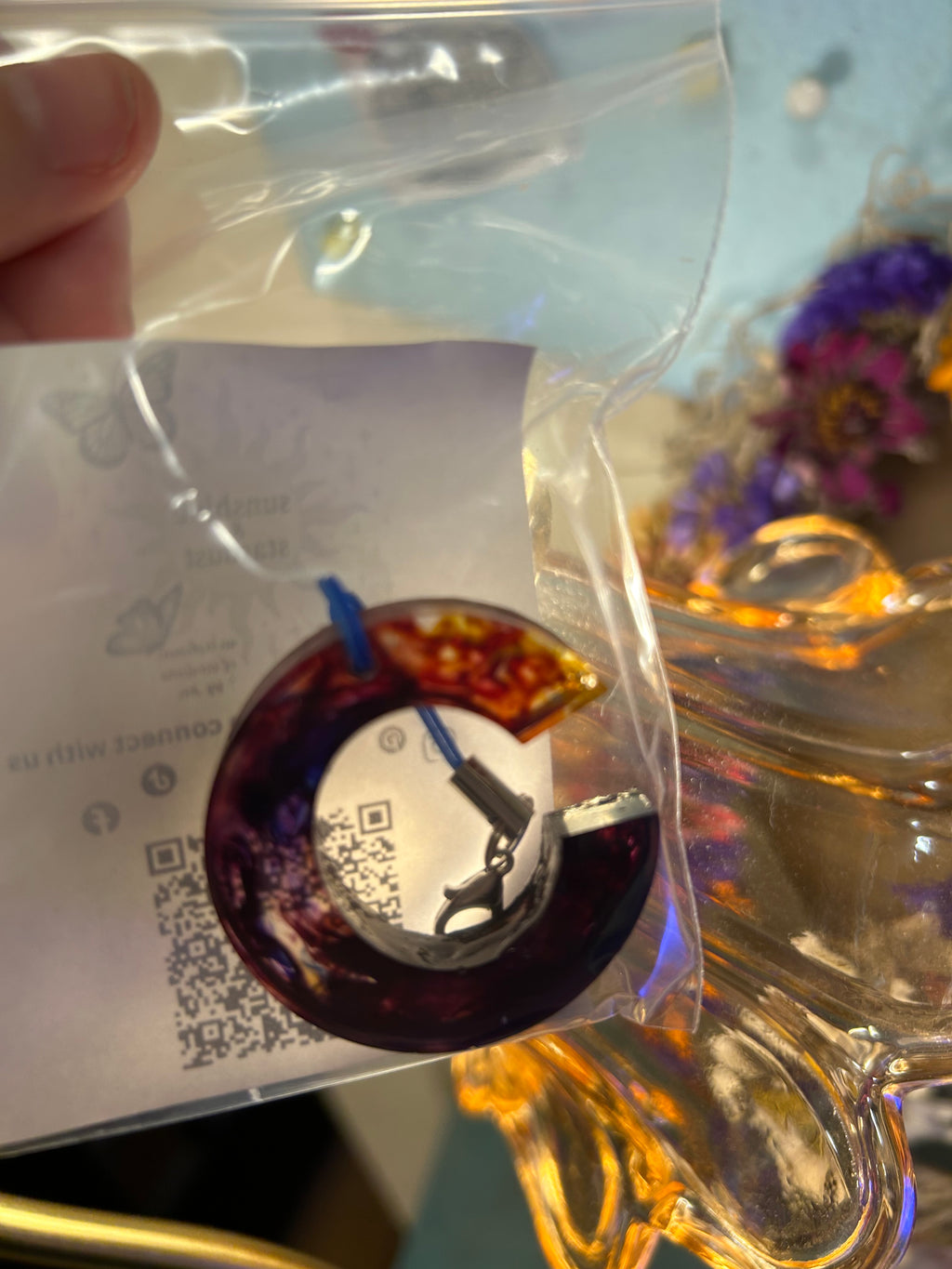 Letter charms/key chains/ bag clips (style color varies) some glow some don’t