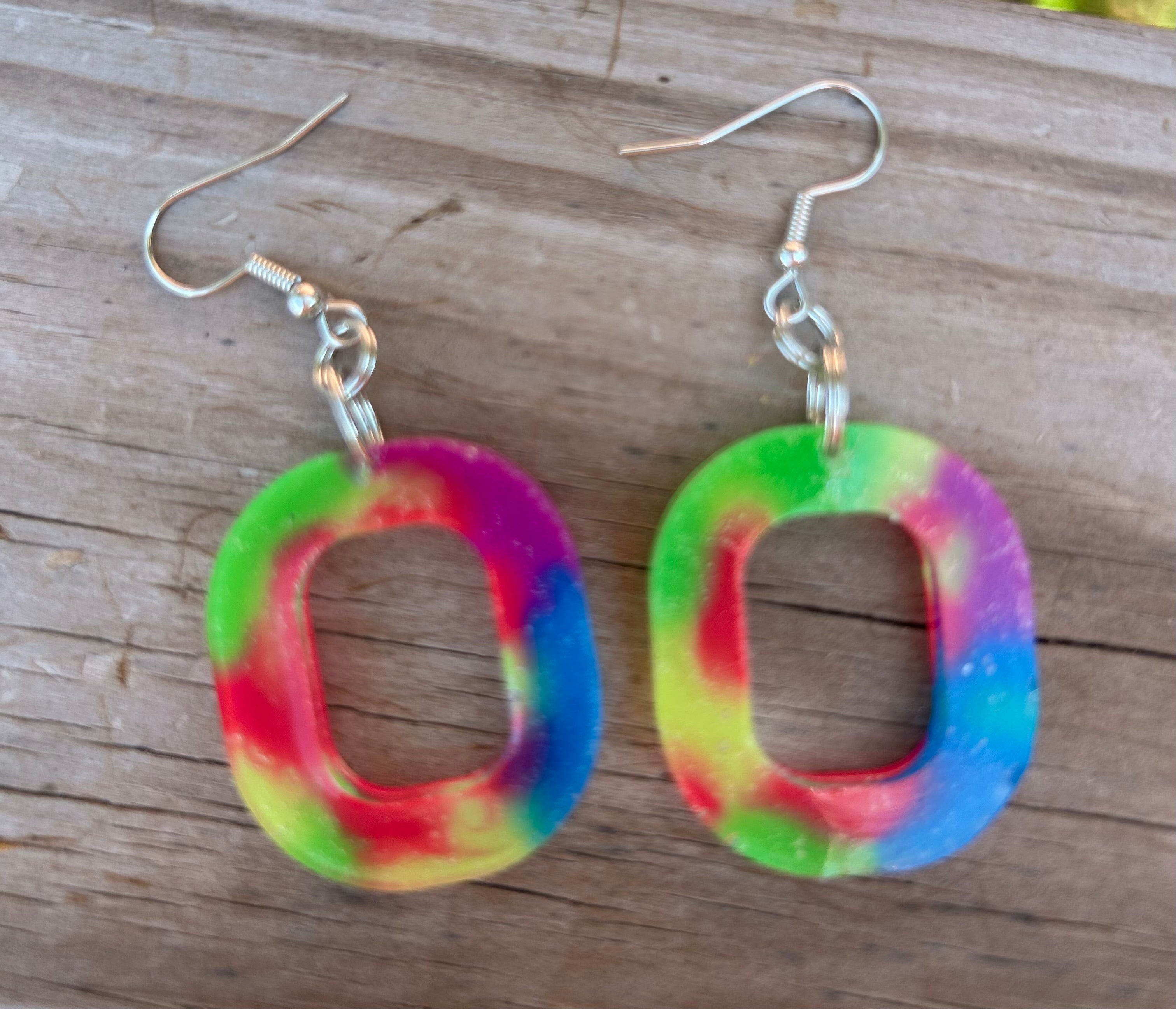 Glow in the dark-Cosmic Tie-Dye Glow Hoops