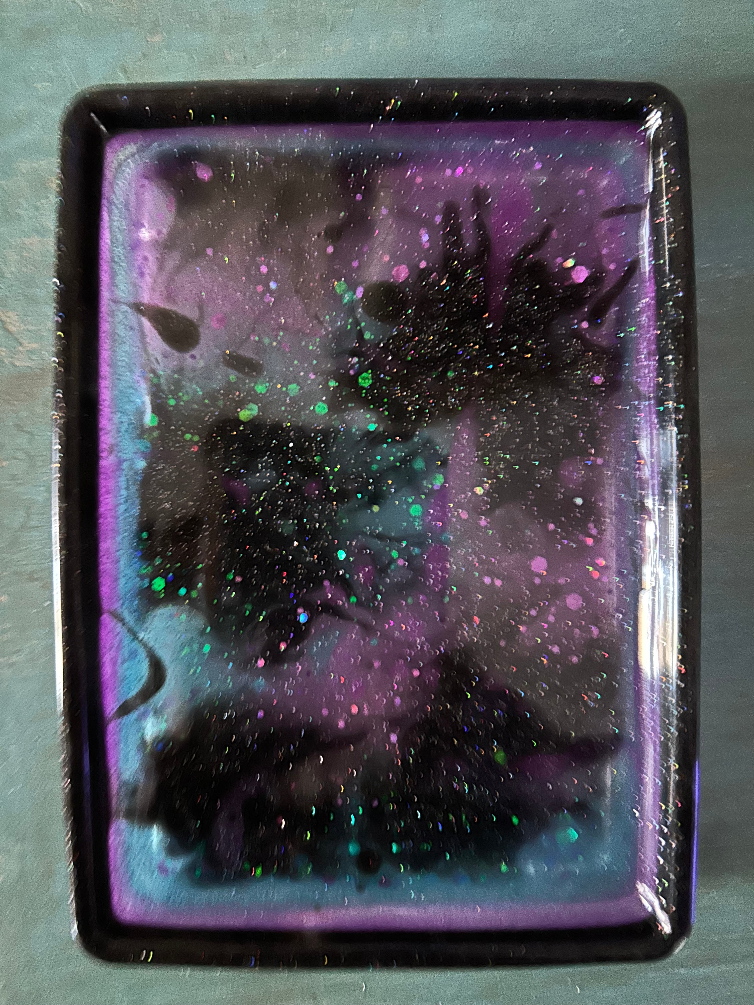 GLOW in the dark- cosmic Dreams Trinket Tray