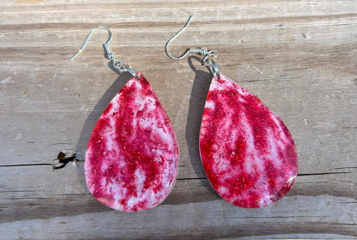 Crimson Drip Earrings