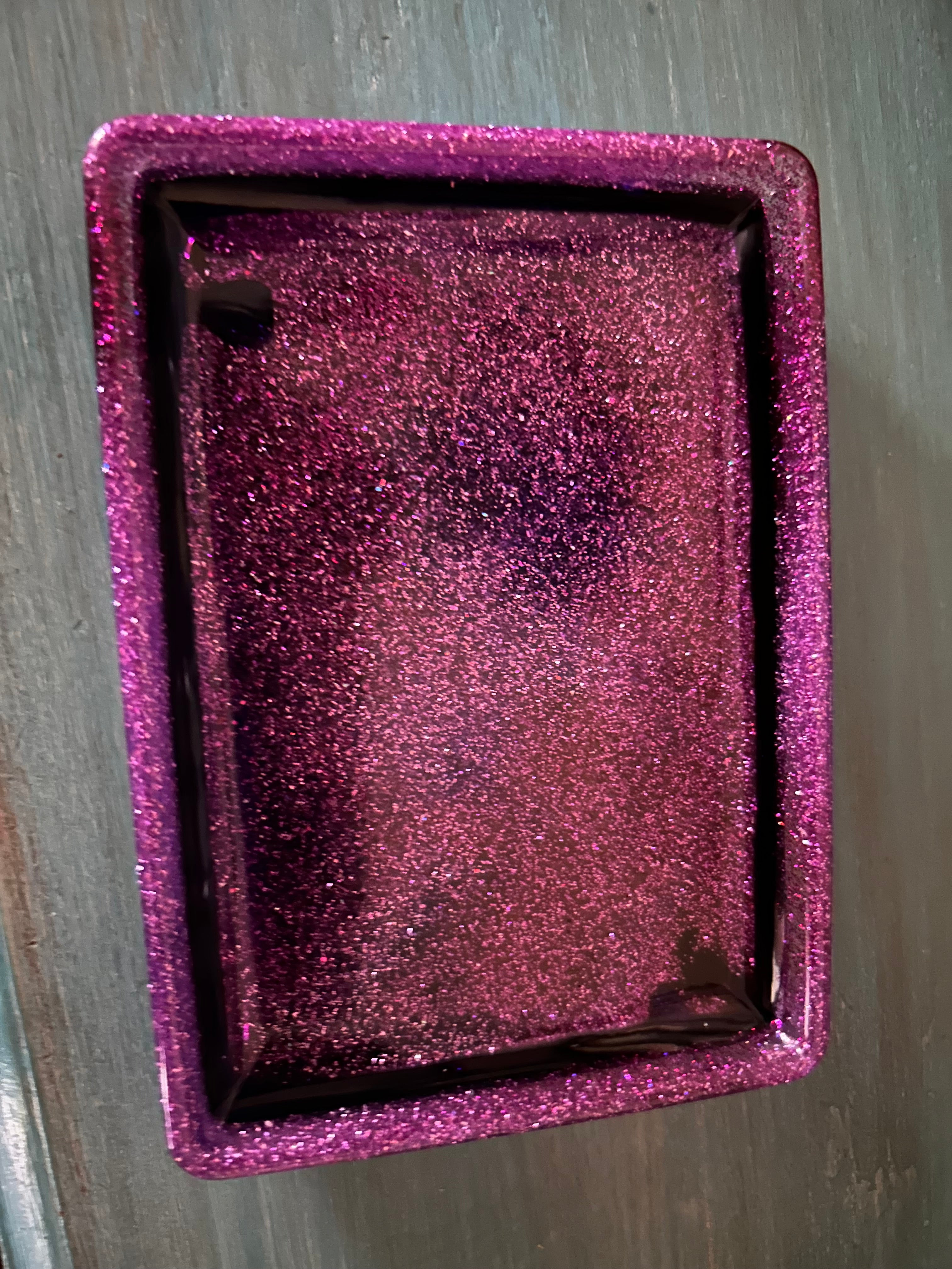 GLOW in the dark- Starlit Amethyst trinket tray