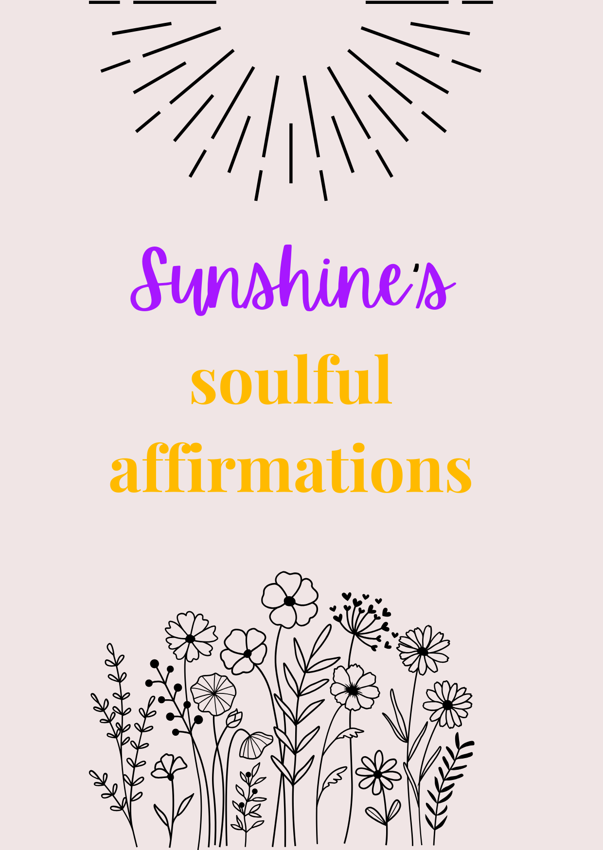Sunshine~Jen’s affirmations