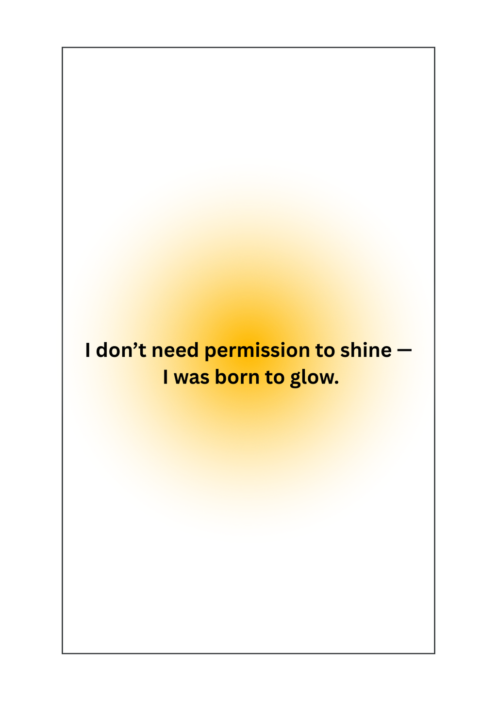 Sunshine~Jen’s affirmations